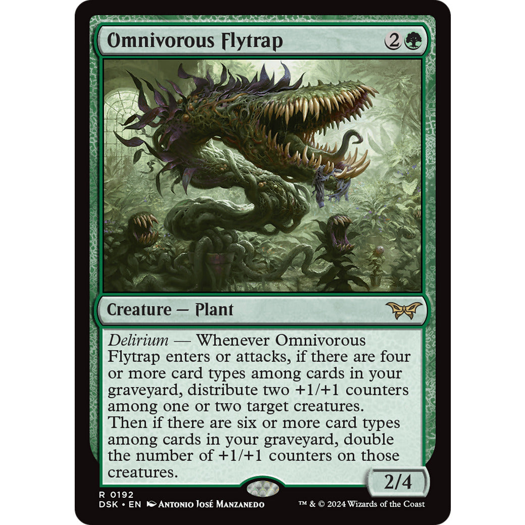Omnivorous Flytrap (Duskmourn: House of Horror) Near Mint