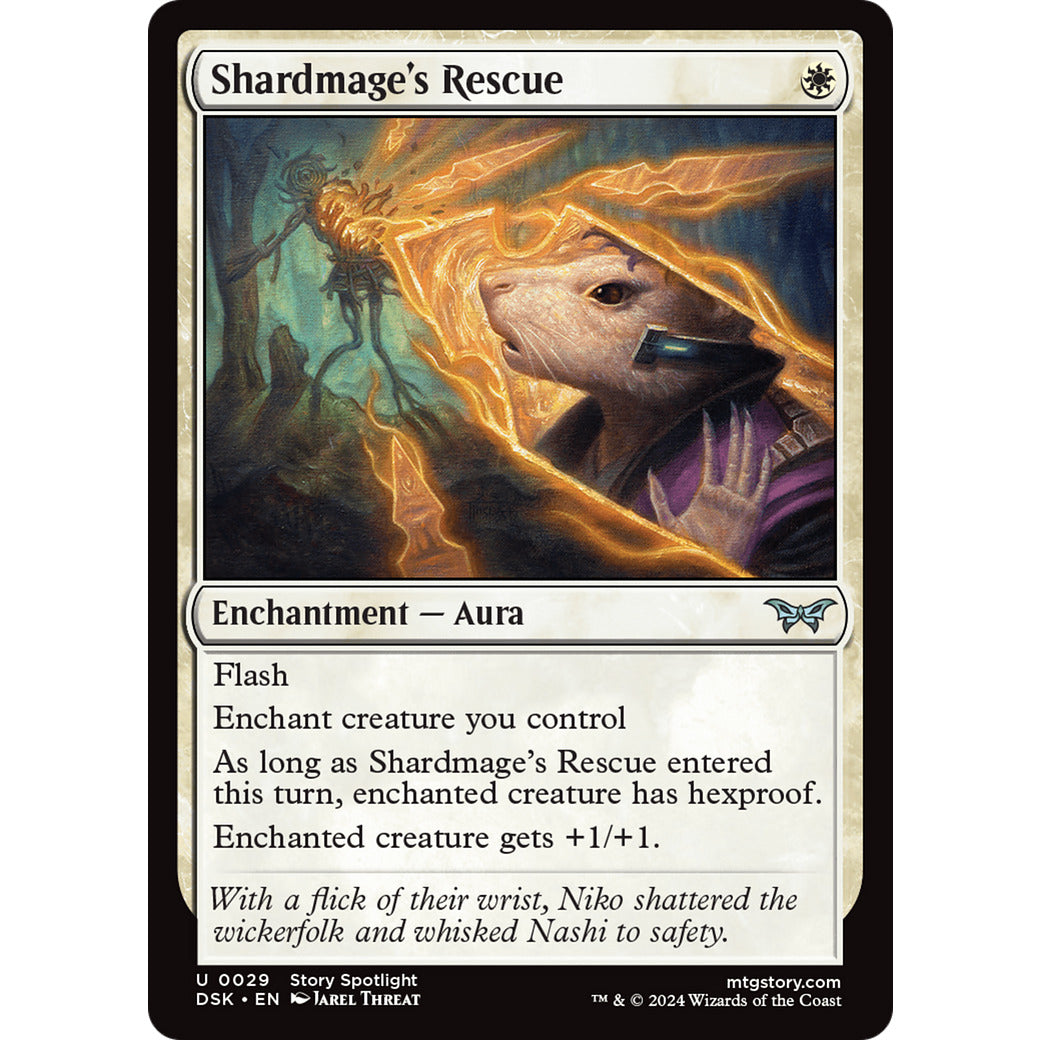 Shardmage's Rescue (Duskmourn: House of Horror) Near Mint Foil