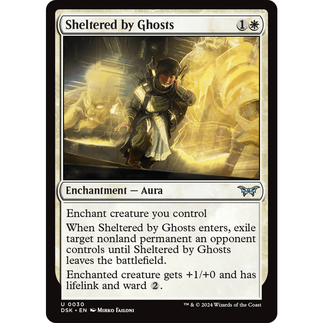Sheltered by Ghosts (Duskmourn: House of Horror) Near Mint Foil