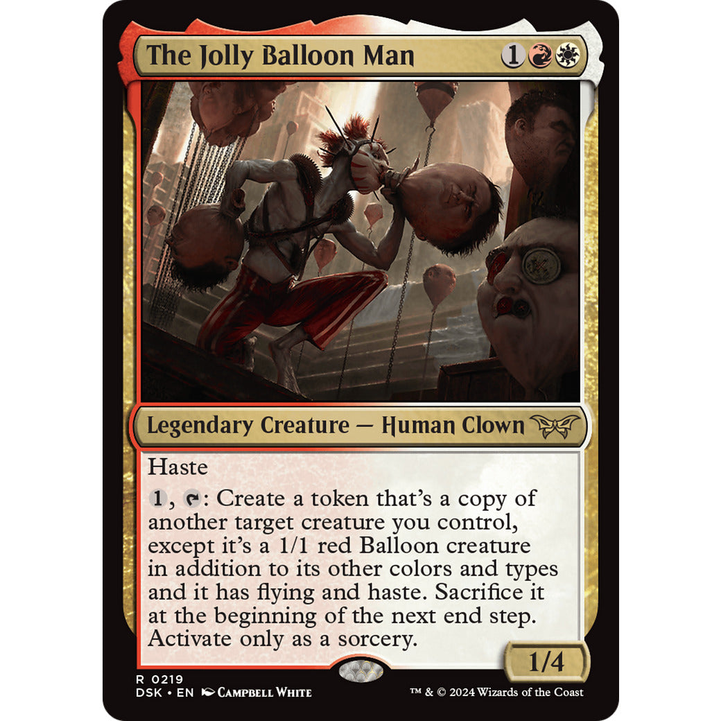 The Jolly Balloon Man (Duskmourn: House of Horror) Near Mint Foil