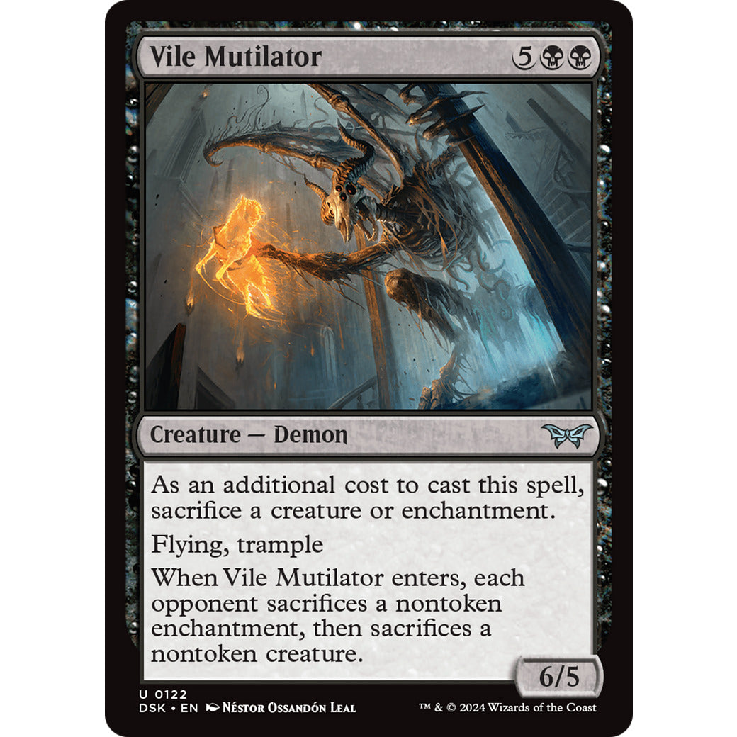 Vile Mutilator (Duskmourn: House of Horror) Near Mint Foil