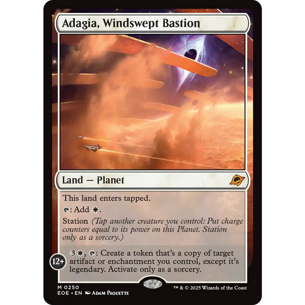 Adagia, Windswept Bastion (Edge of Eternities) Near Mint