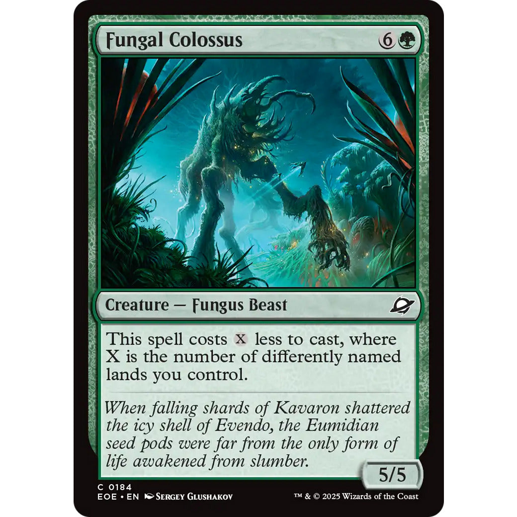 Fungal Colossus (Edge of Eternities) Near Mint Foil