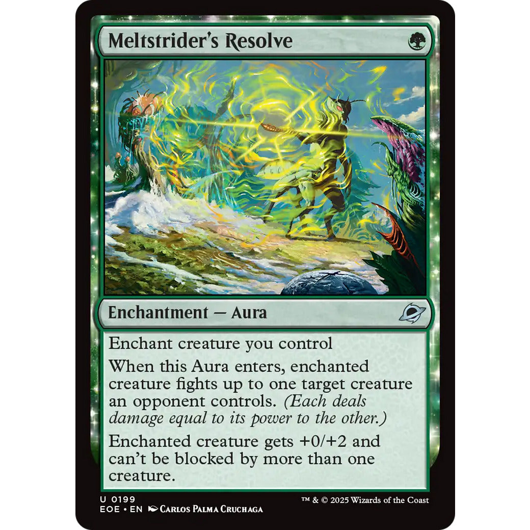 Meltstrider's Resolve (Edge of Eternities) Near Mint Foil