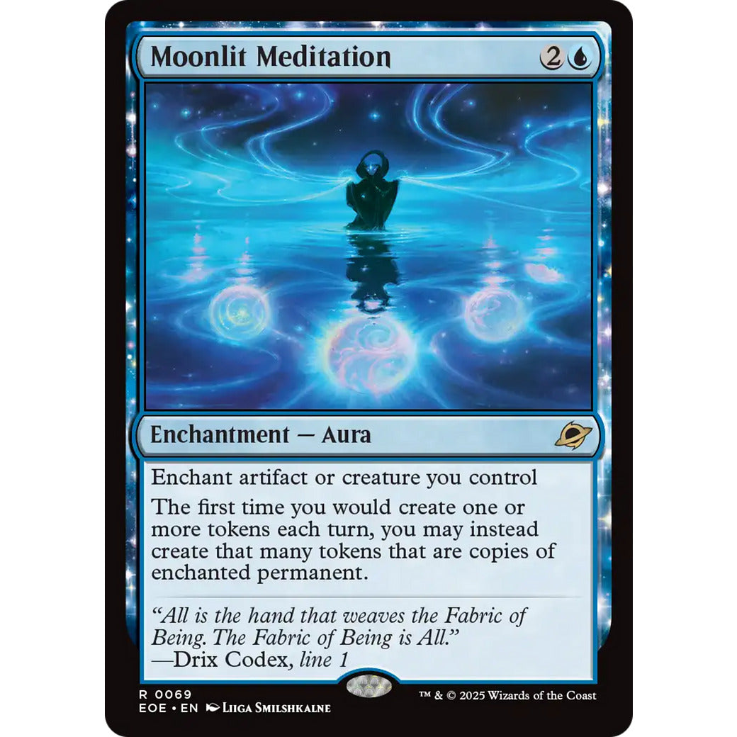 Moonlit Meditation (Edge of Eternities) Near Mint Foil