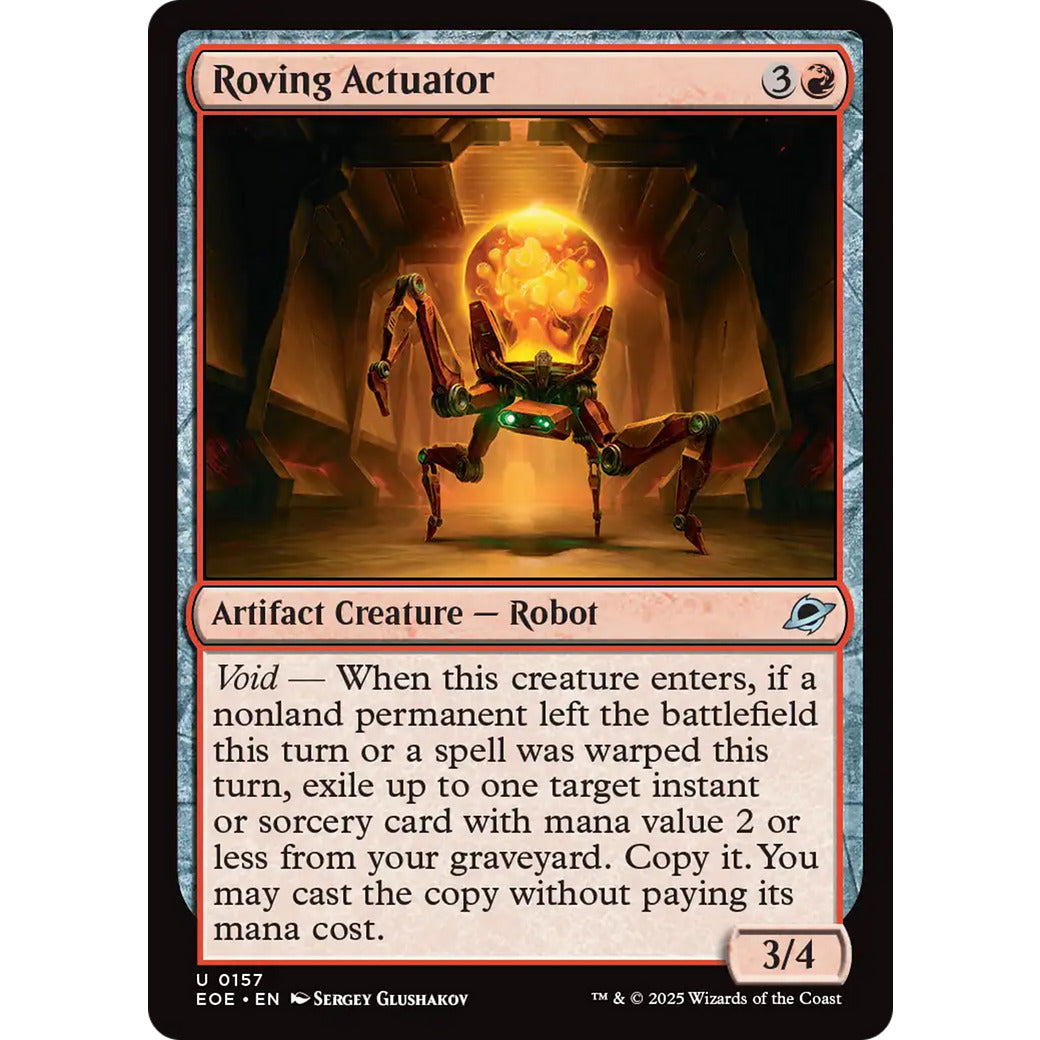 Roving Actuator (Edge of Eternities) Near Mint Foil