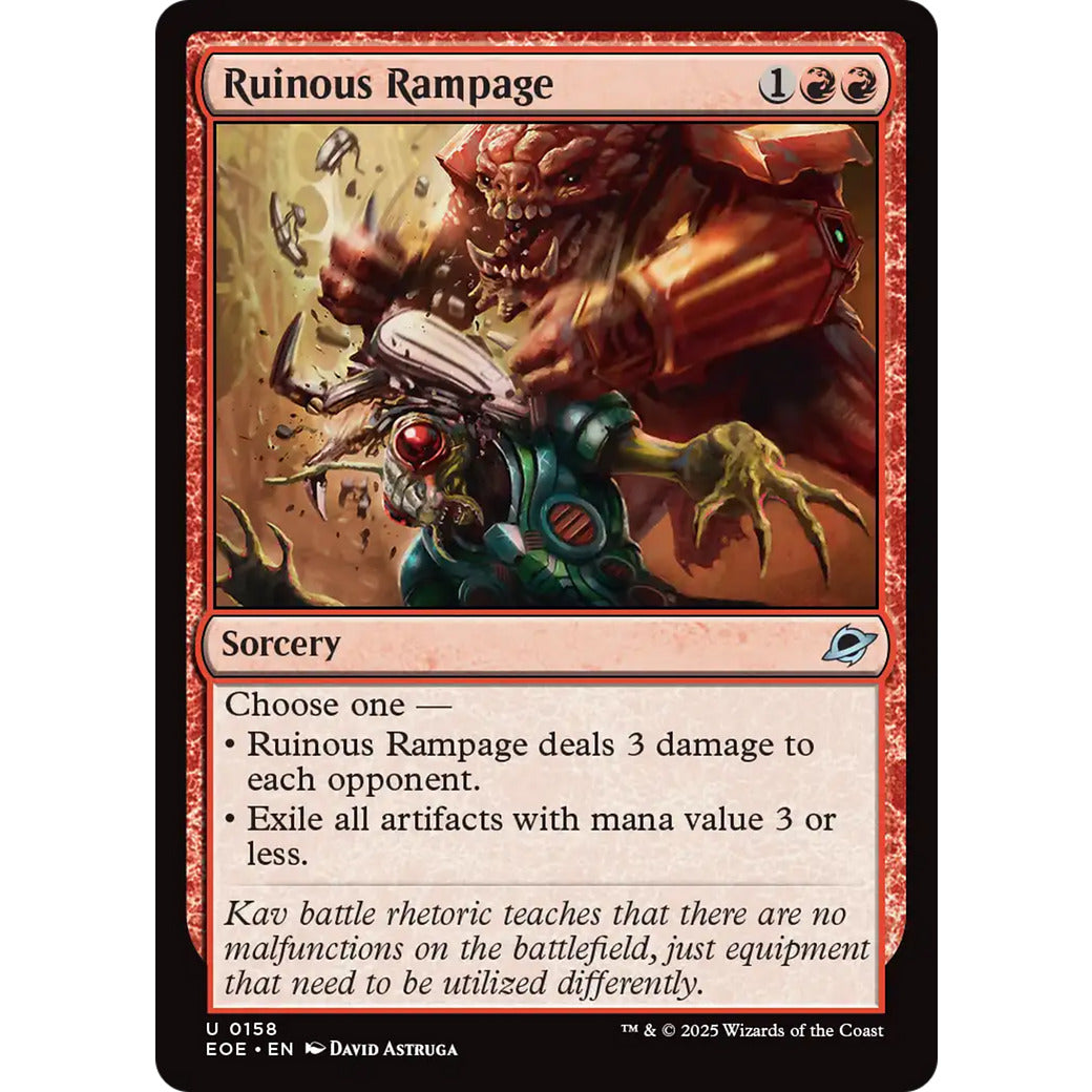 Ruinous Rampage (Edge of Eternities) Near Mint
