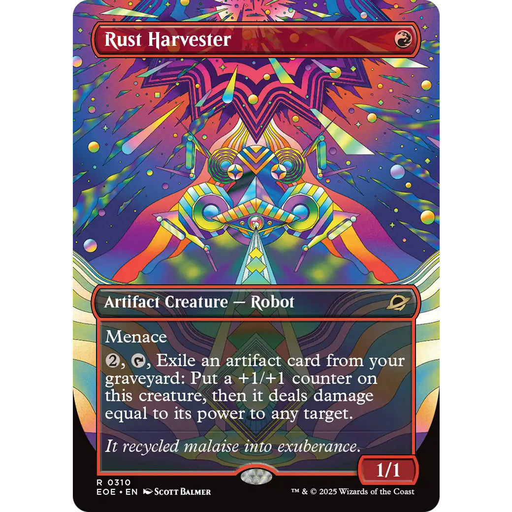 Rust Harvester (Borderless) (Edge of Eternities) Near Mint