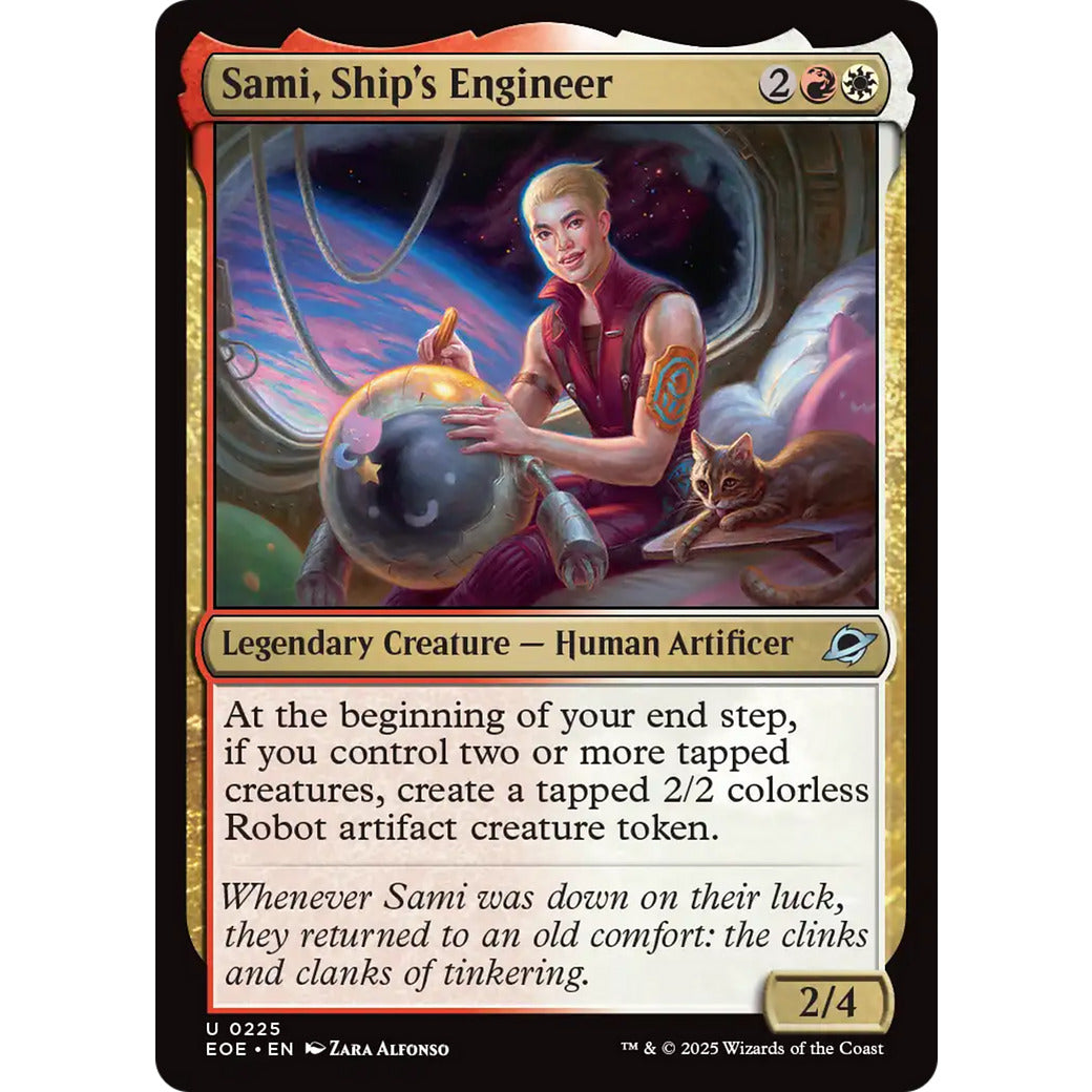 Sami, Ship's Engineer (Edge of Eternities) Near Mint Foil