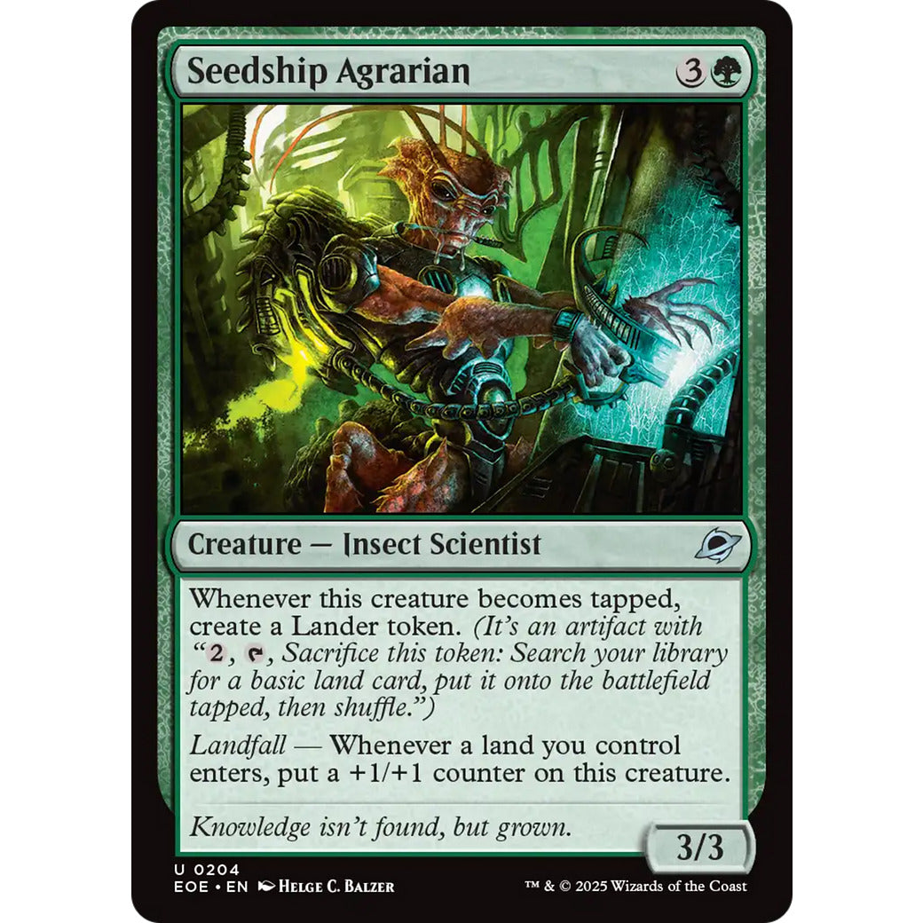 Seedship Agrarian (Edge of Eternities) Near Mint Foil