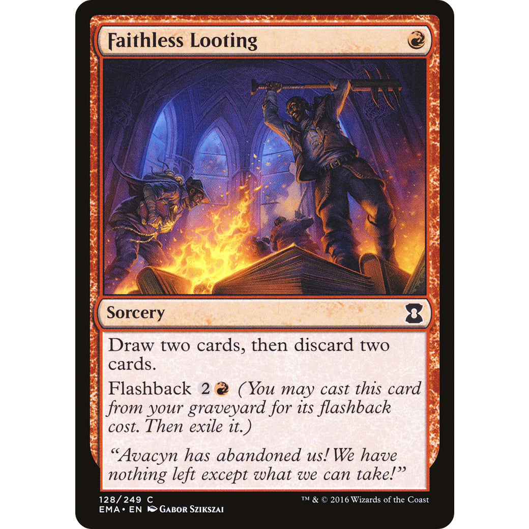 Faithless Looting (Eternal Masters) Light Play