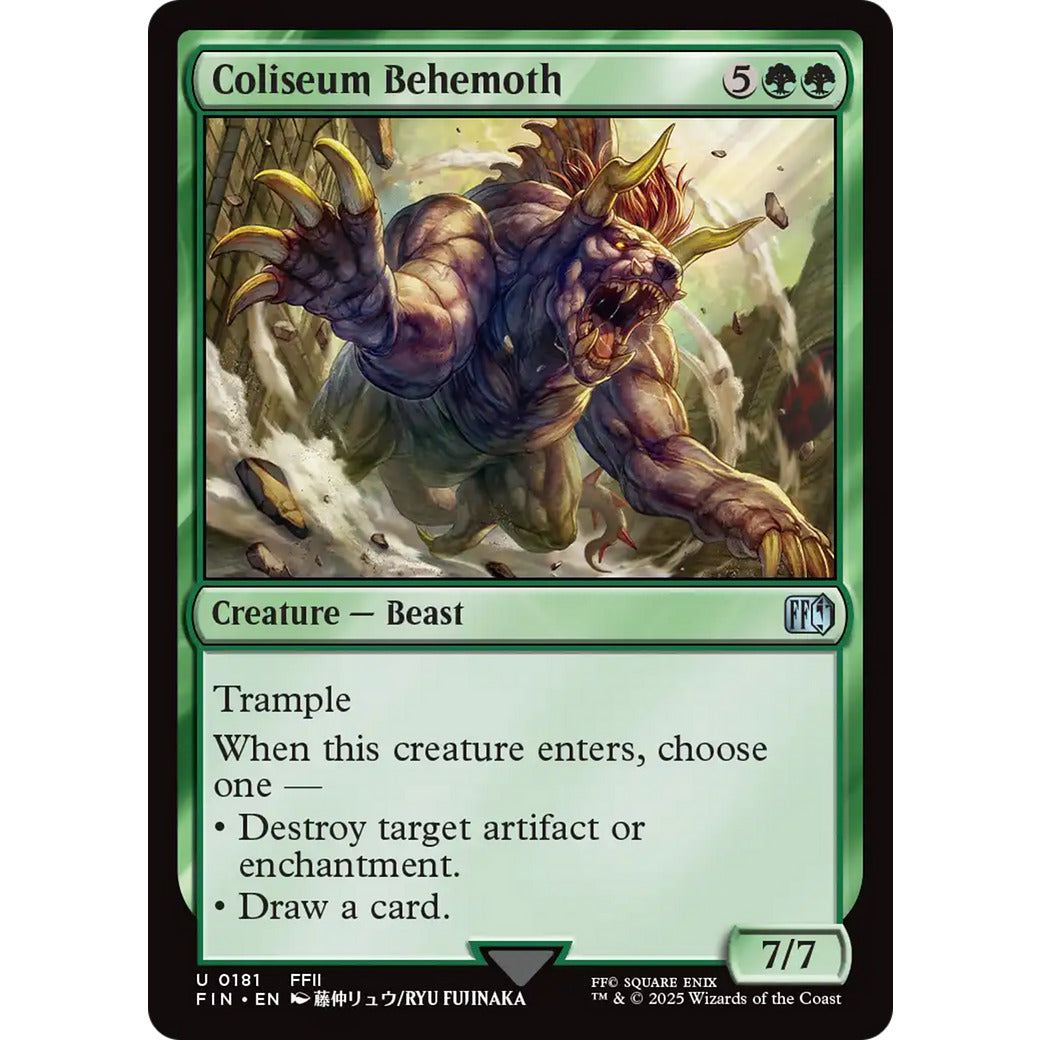 Coliseum Behemoth (Universes Beyond: FINAL FANTASY) Near Mint Foil