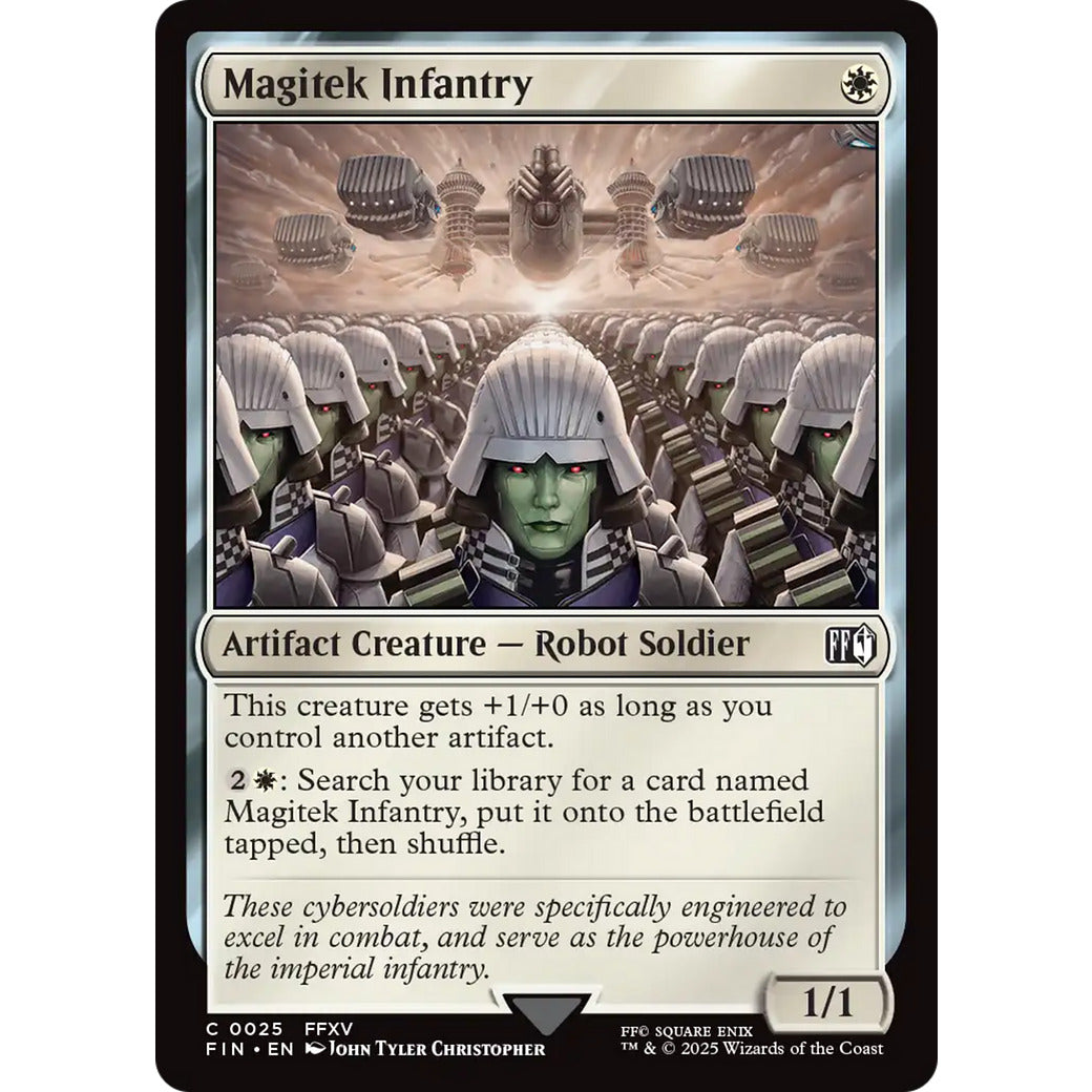 Magitek Infantry (Universes Beyond: FINAL FANTASY) Near Mint Foil
