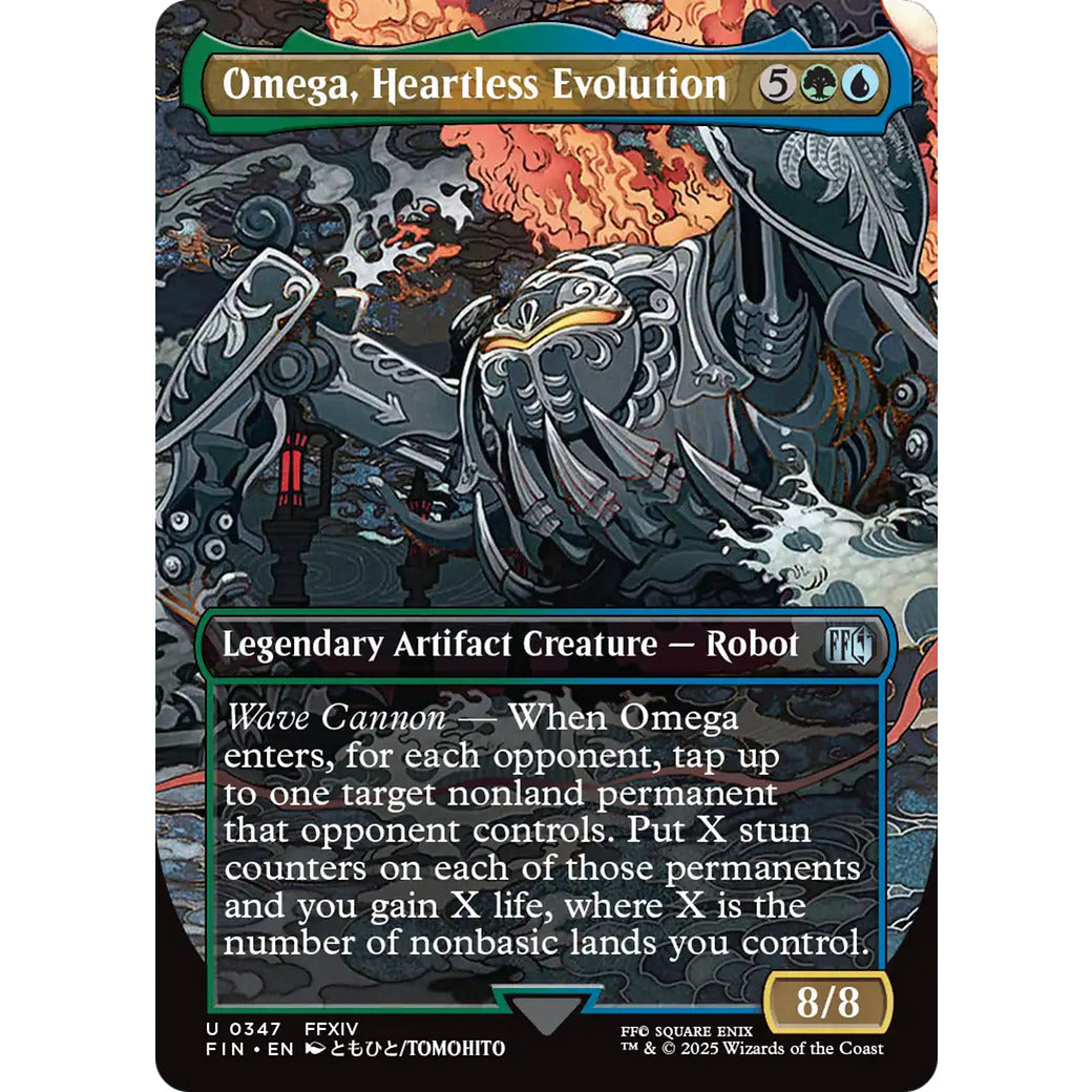 Omega, Heartless Evolution (Borderless) (Universes Beyond: FINAL FANTASY) Near Mint
