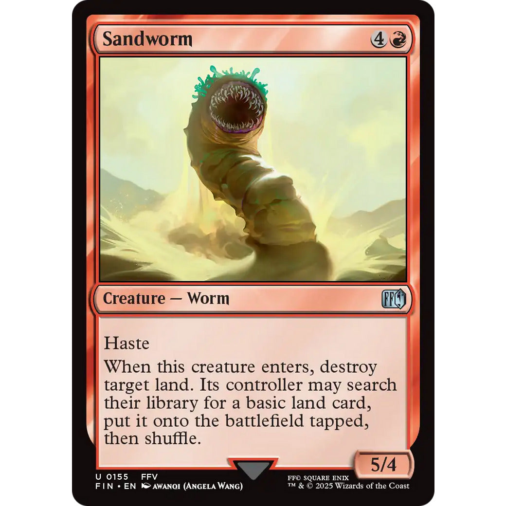 Sandworm (Universes Beyond: FINAL FANTASY) Near Mint Foil