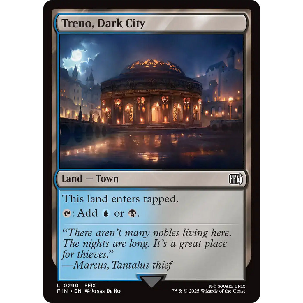 Treno, Dark City (Universes Beyond: FINAL FANTASY) Near Mint Foil