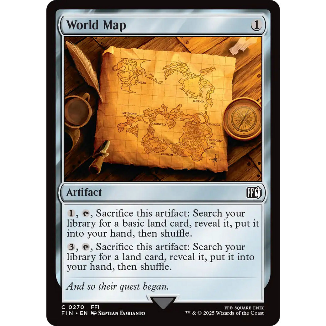 World Map (Universes Beyond: FINAL FANTASY) Near Mint Foil