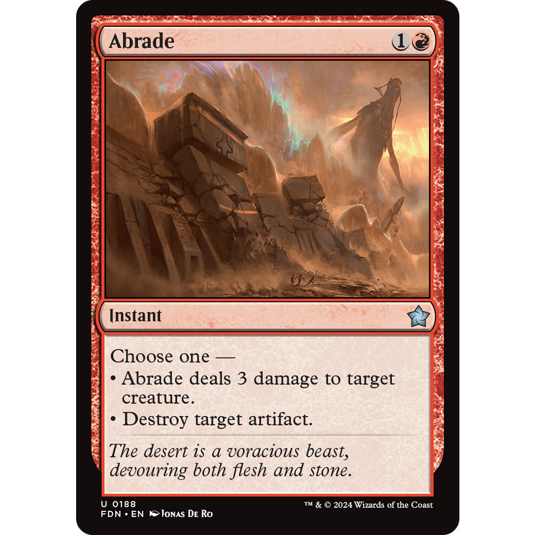 Abrade (Foundations) Near Mint