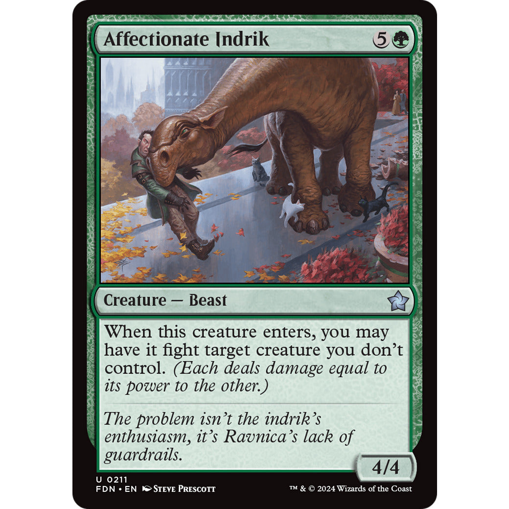 Affectionate Indrik (Foundations) Near Mint Foil