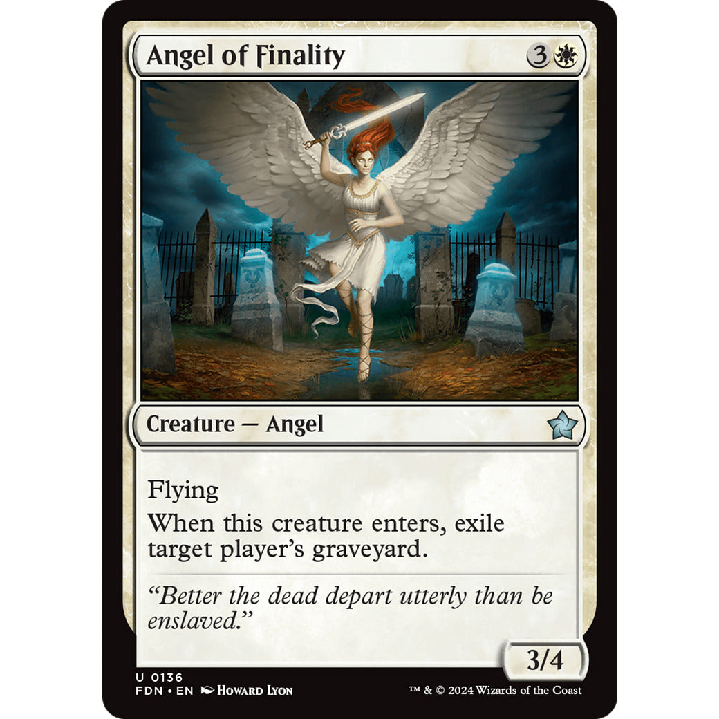 Angel of Finality (Foundations) Near Mint Foil