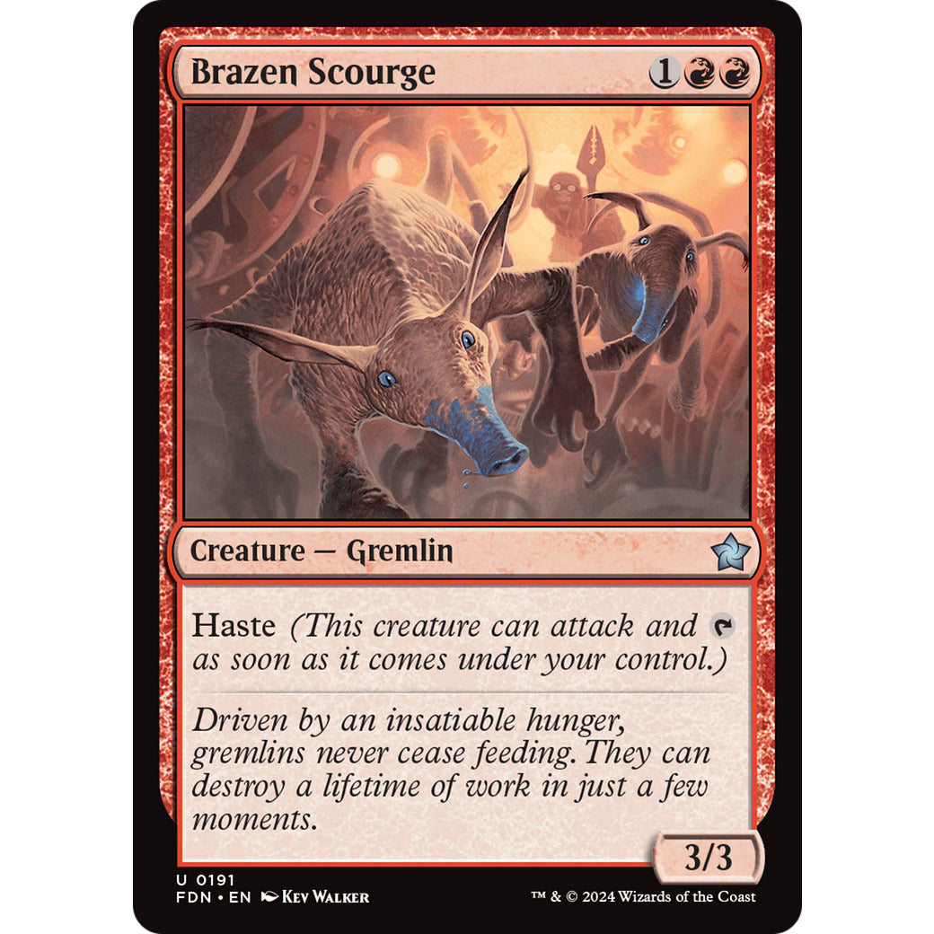 Brazen Scourge (Foundations) Near Mint Foil