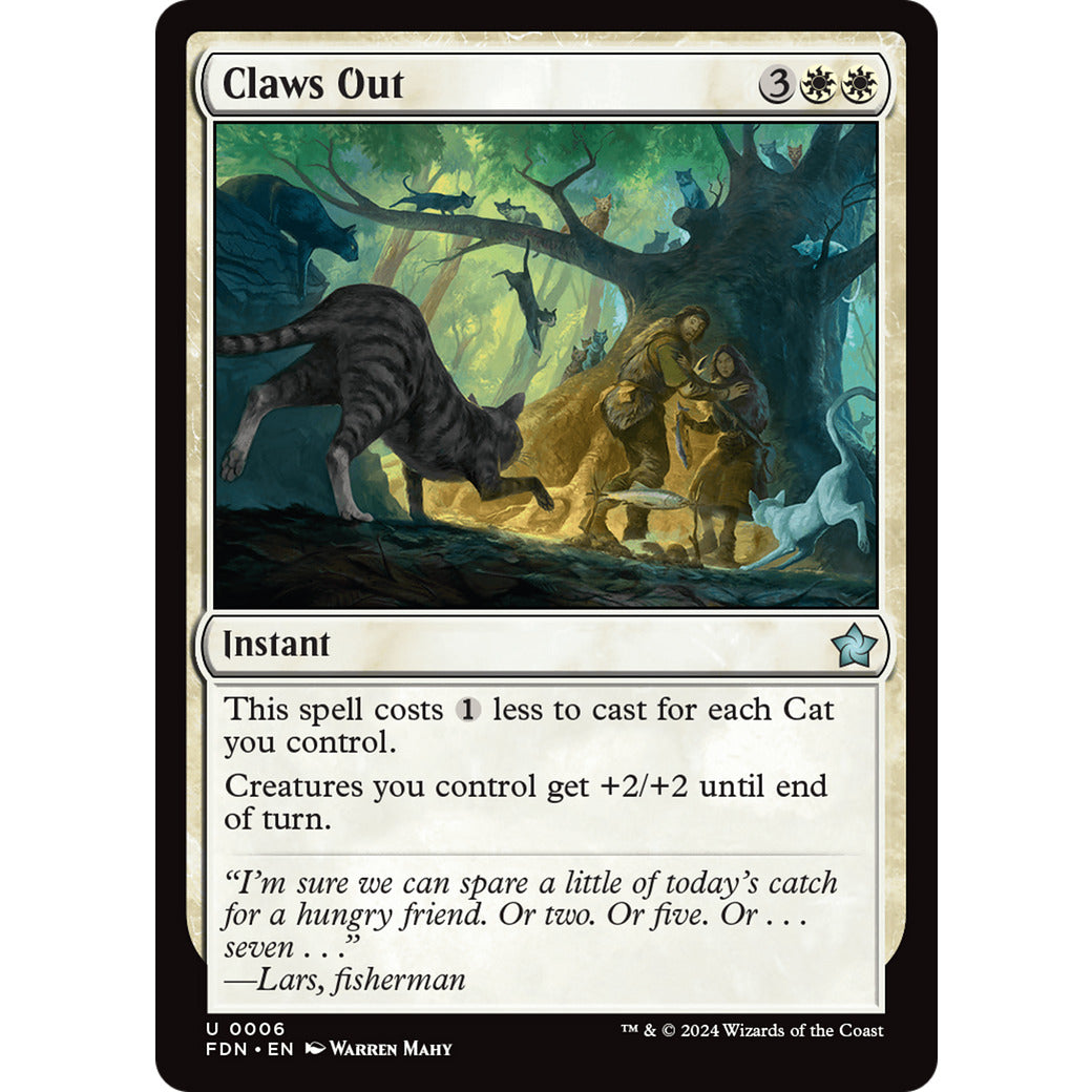 Claws Out (Foundations) Near Mint