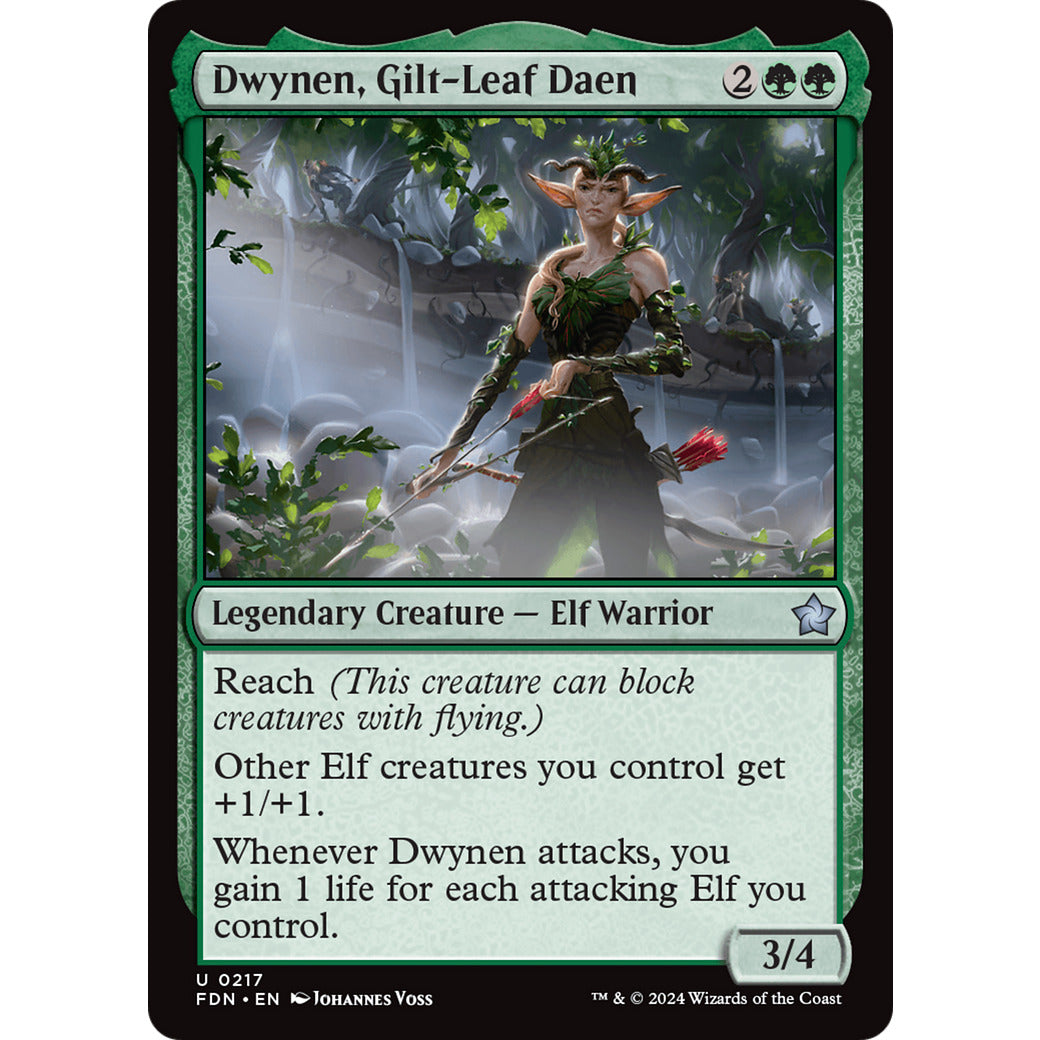 Dwynen, Gilt-Leaf Daen (Foundations) Light Play Foil