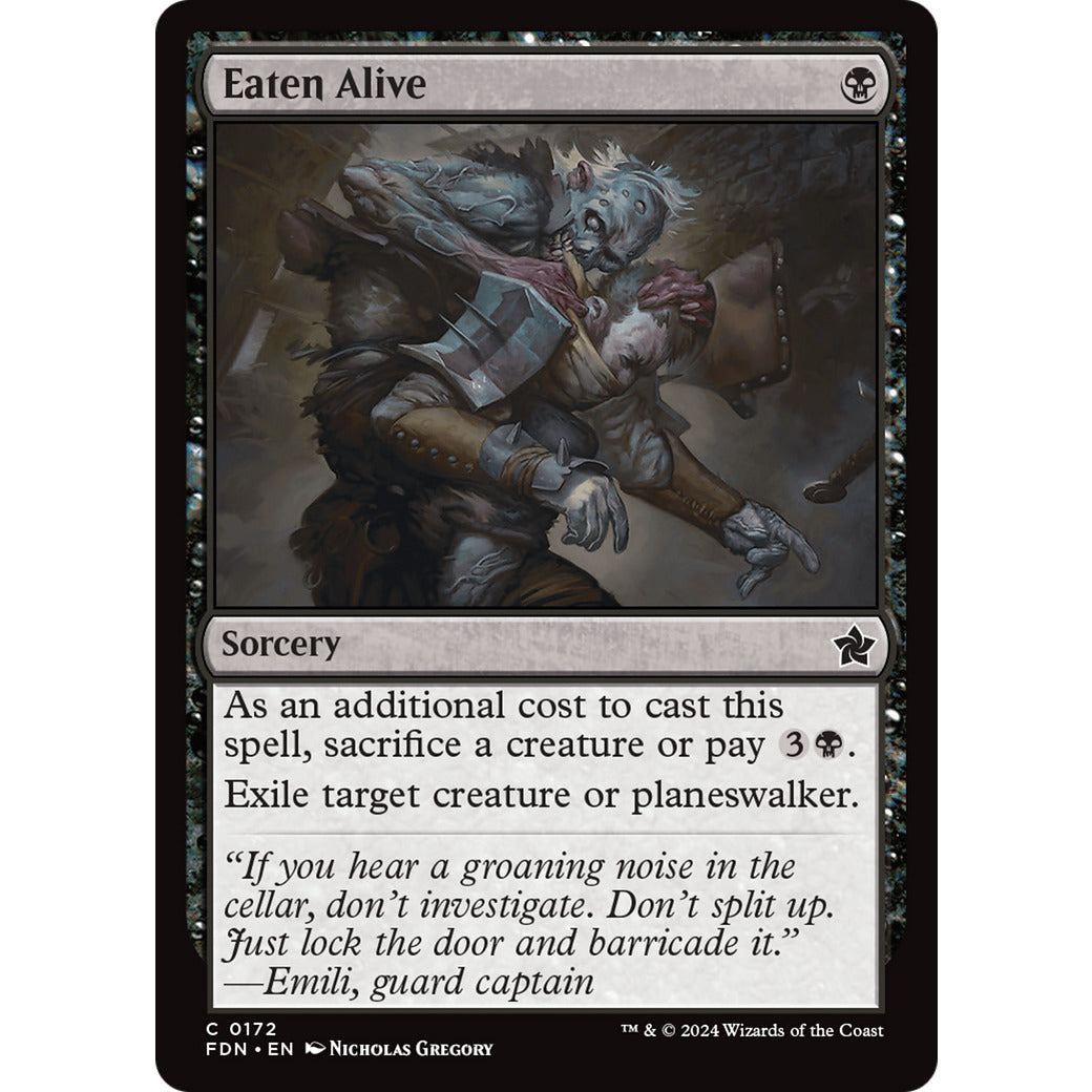 Eaten Alive (Foundations) Near Mint Foil