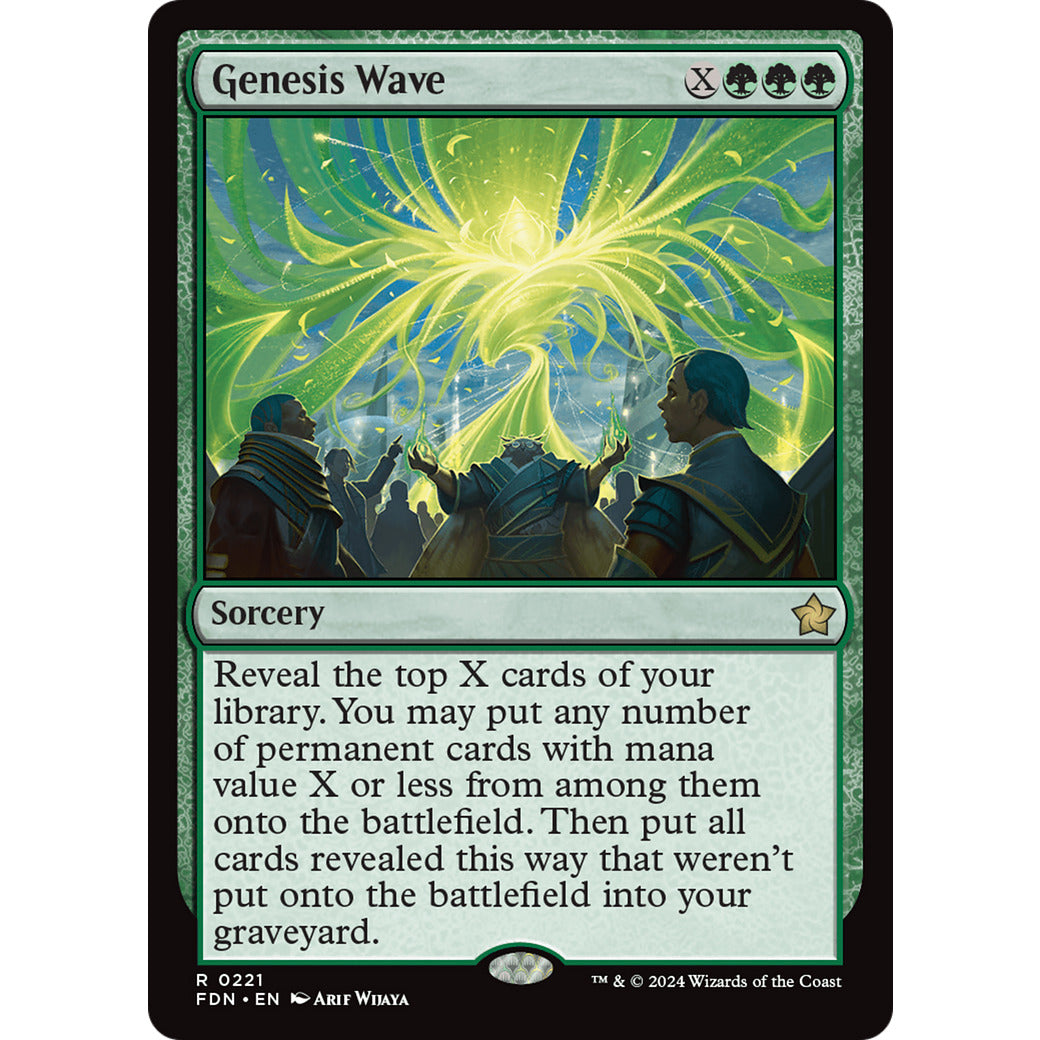 Genesis Wave (Foundations) Near Mint Foil