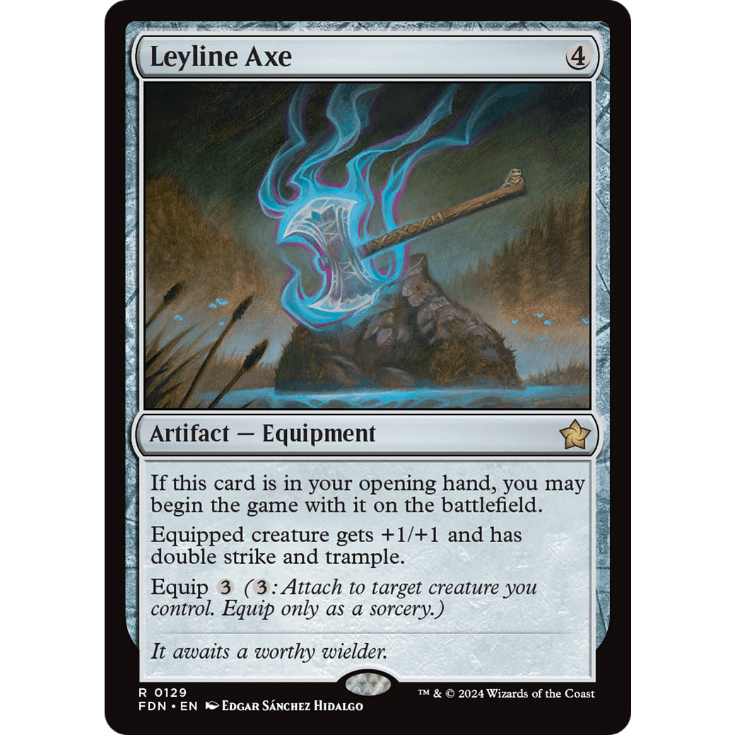 Leyline Axe (Foundations) Light Play