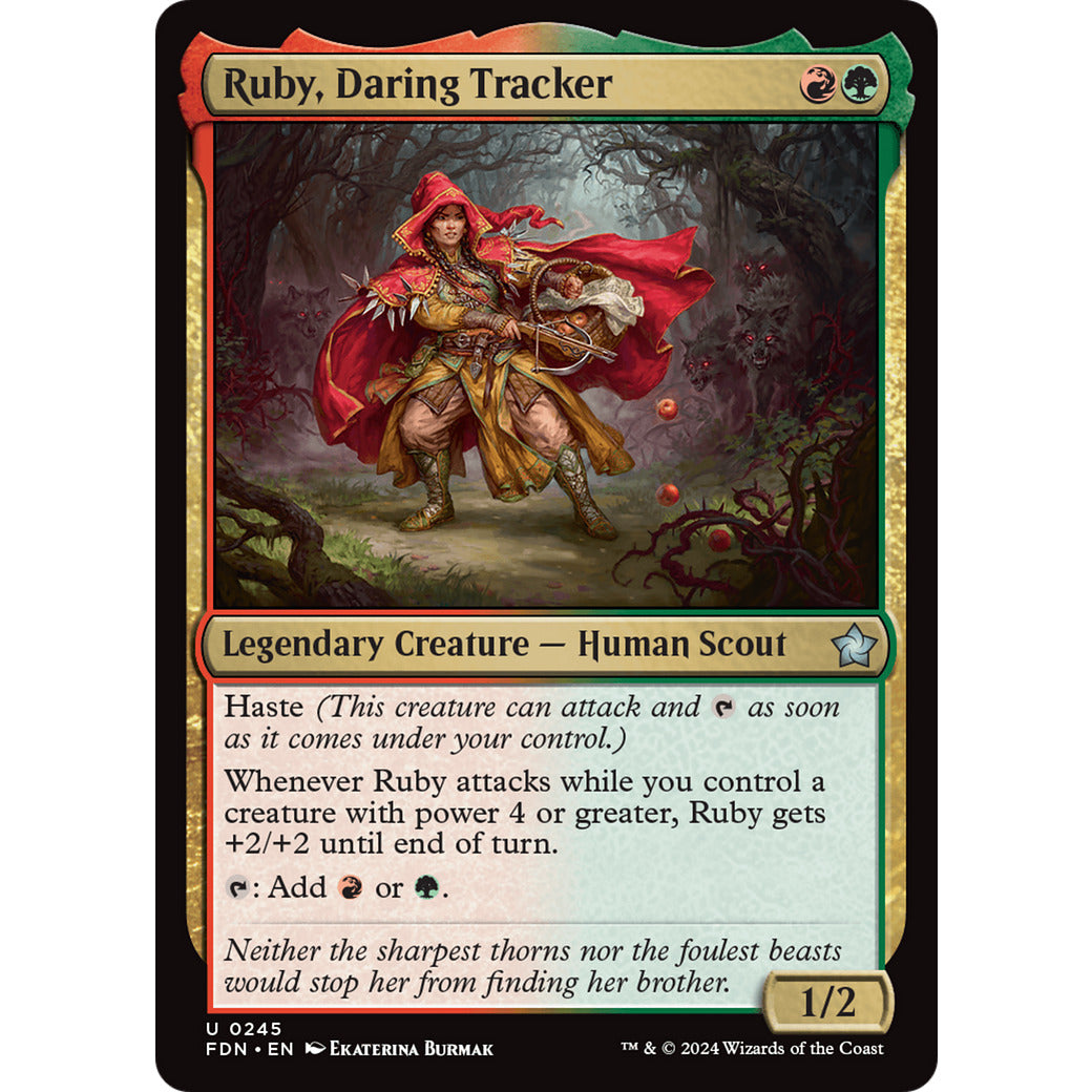 Ruby, Daring Tracker (Foundations) Near Mint