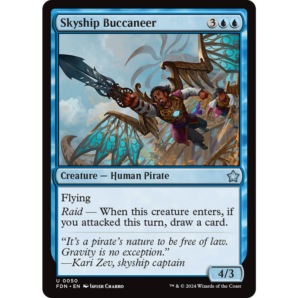 Skyship Buccaneer (Foundations) Near Mint Foil