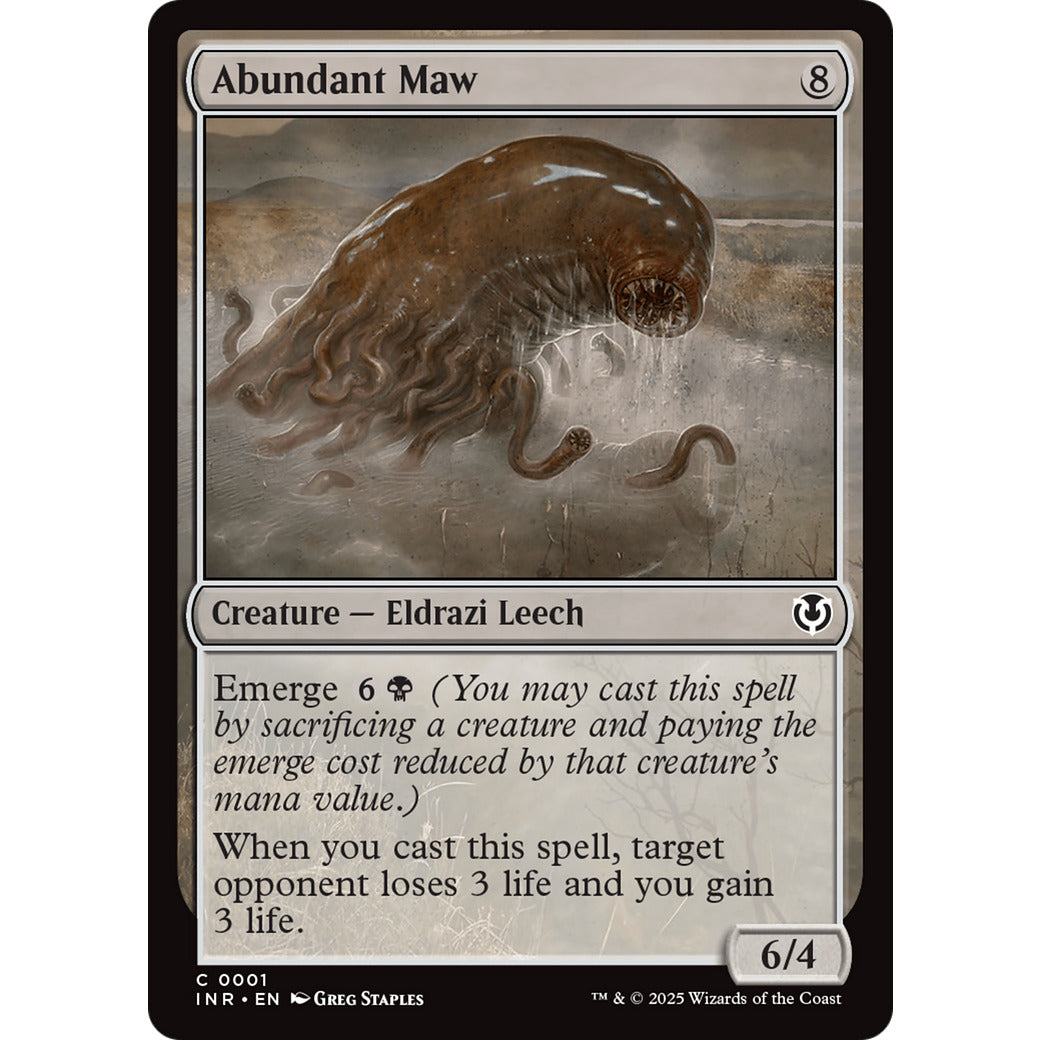Abundant Maw (Innistrad Remastered) Light Play Foil