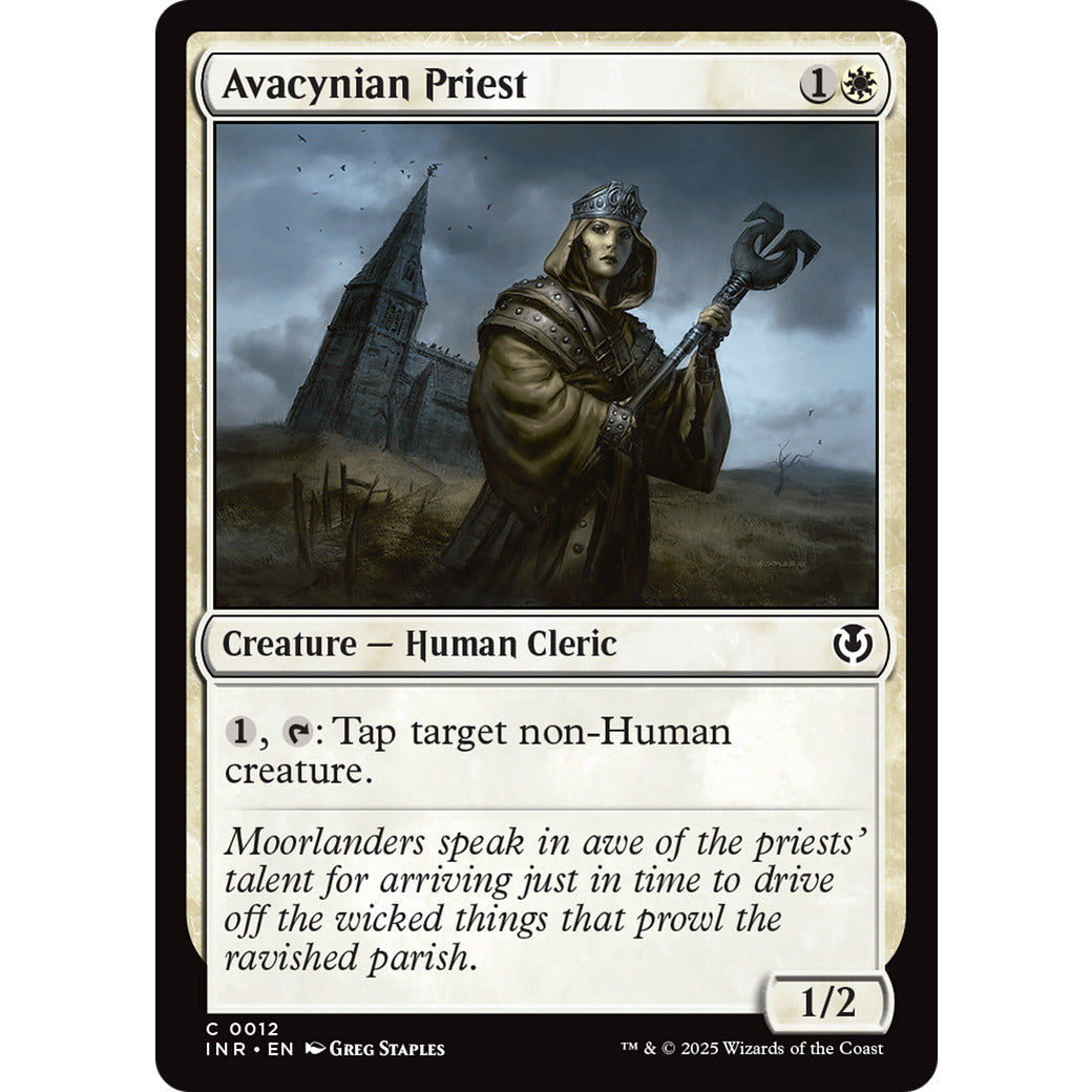 Avacynian Priest (Innistrad Remastered) Light Play Foil