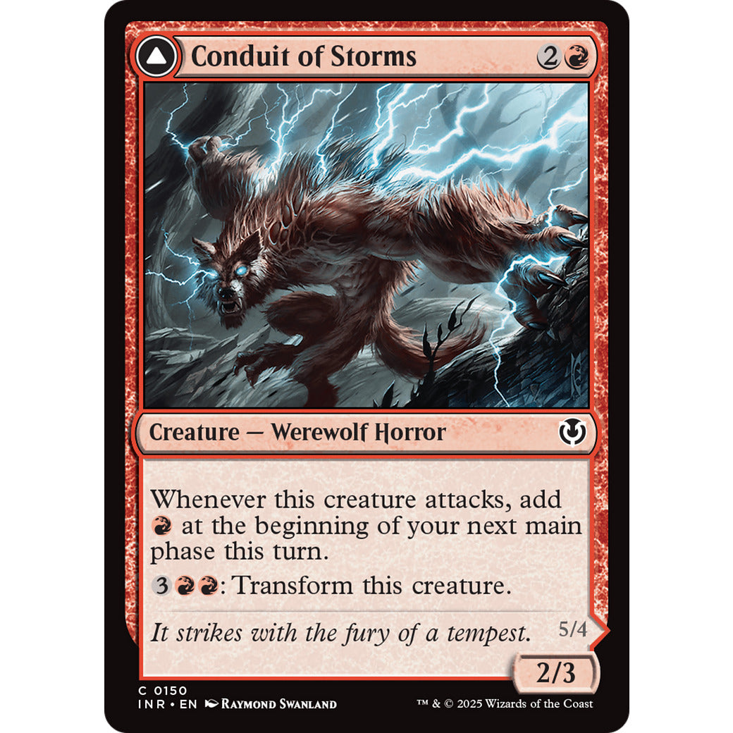 Conduit of Storms (Innistrad Remastered) Light Play Foil