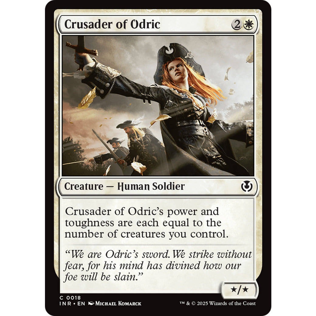 Crusader of Odric (Innistrad Remastered) Light Play Foil