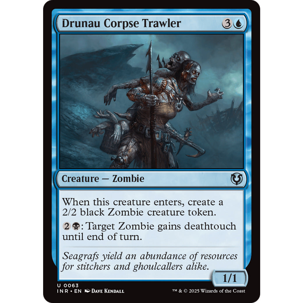 Drunau Corpse Trawler (Innistrad Remastered) Light Play Foil
