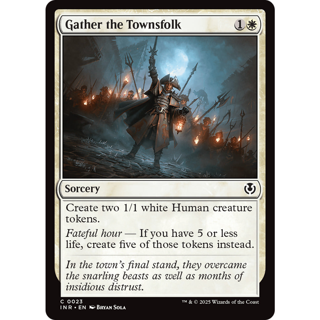 Gather the Townsfolk (Innistrad Remastered) Light Play Foil