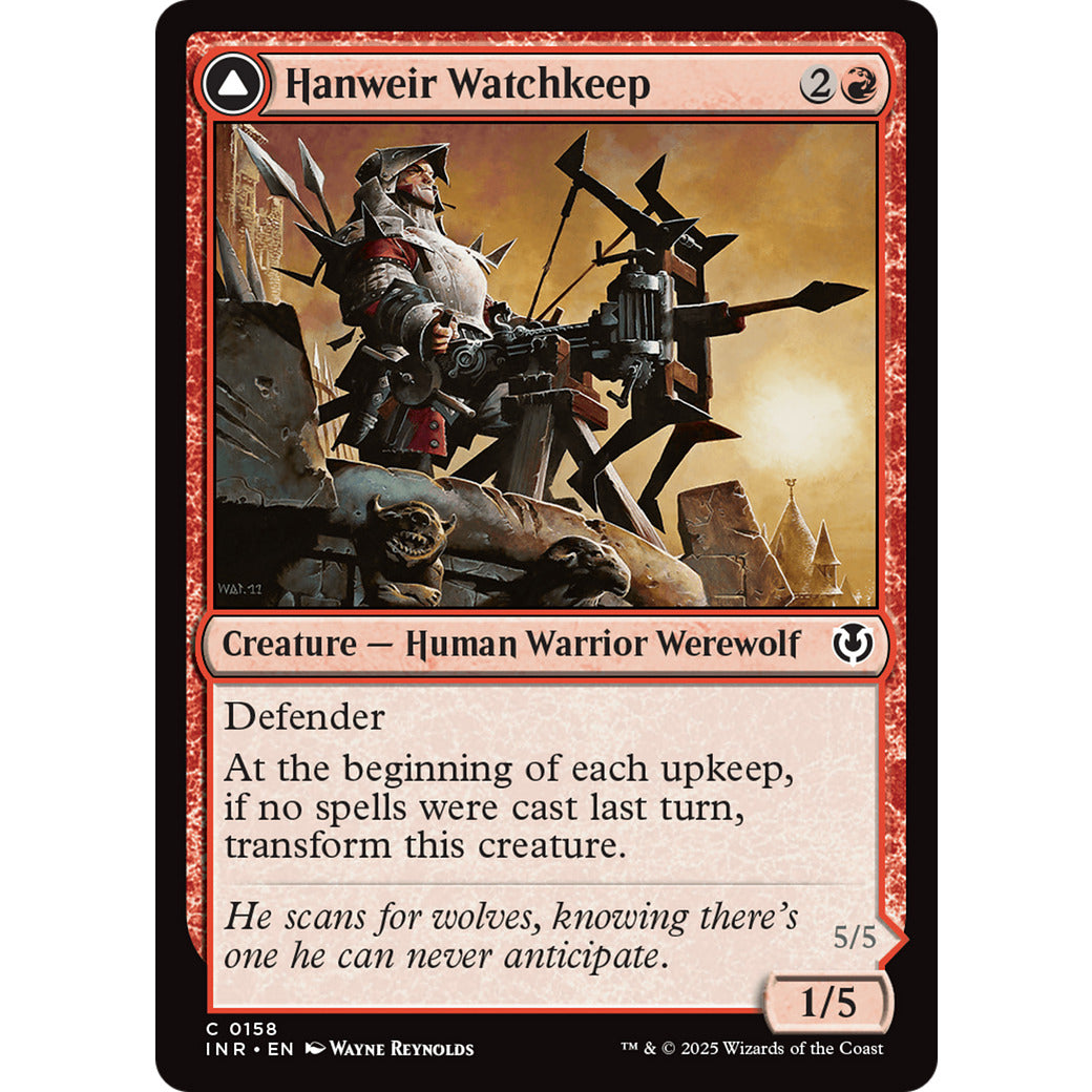 Hanweir Watchkeep (Innistrad Remastered) Light Play Foil