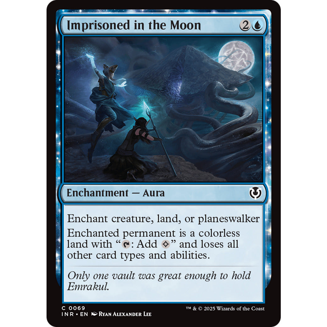 Imprisoned in the Moon (Innistrad Remastered) Light Play Foil