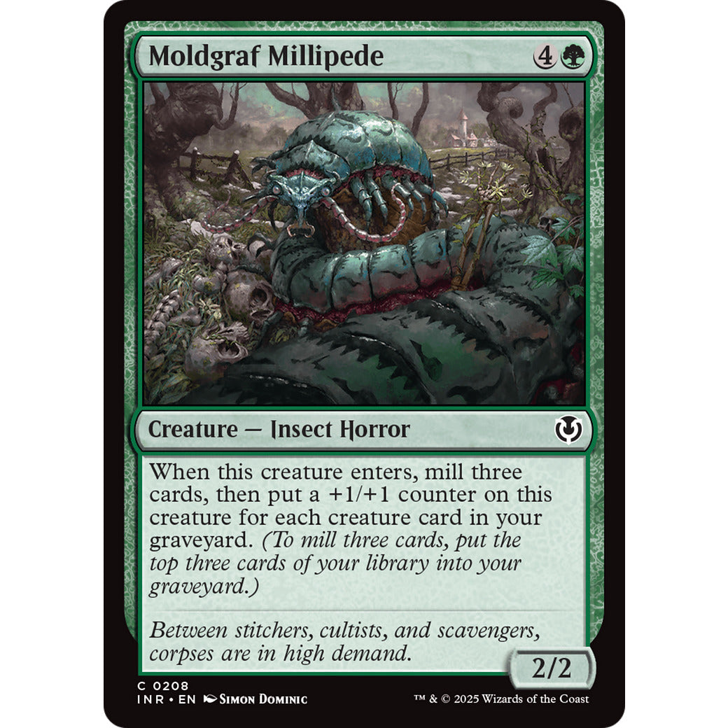 Moldgraf Millipede (Innistrad Remastered) Light Play Foil