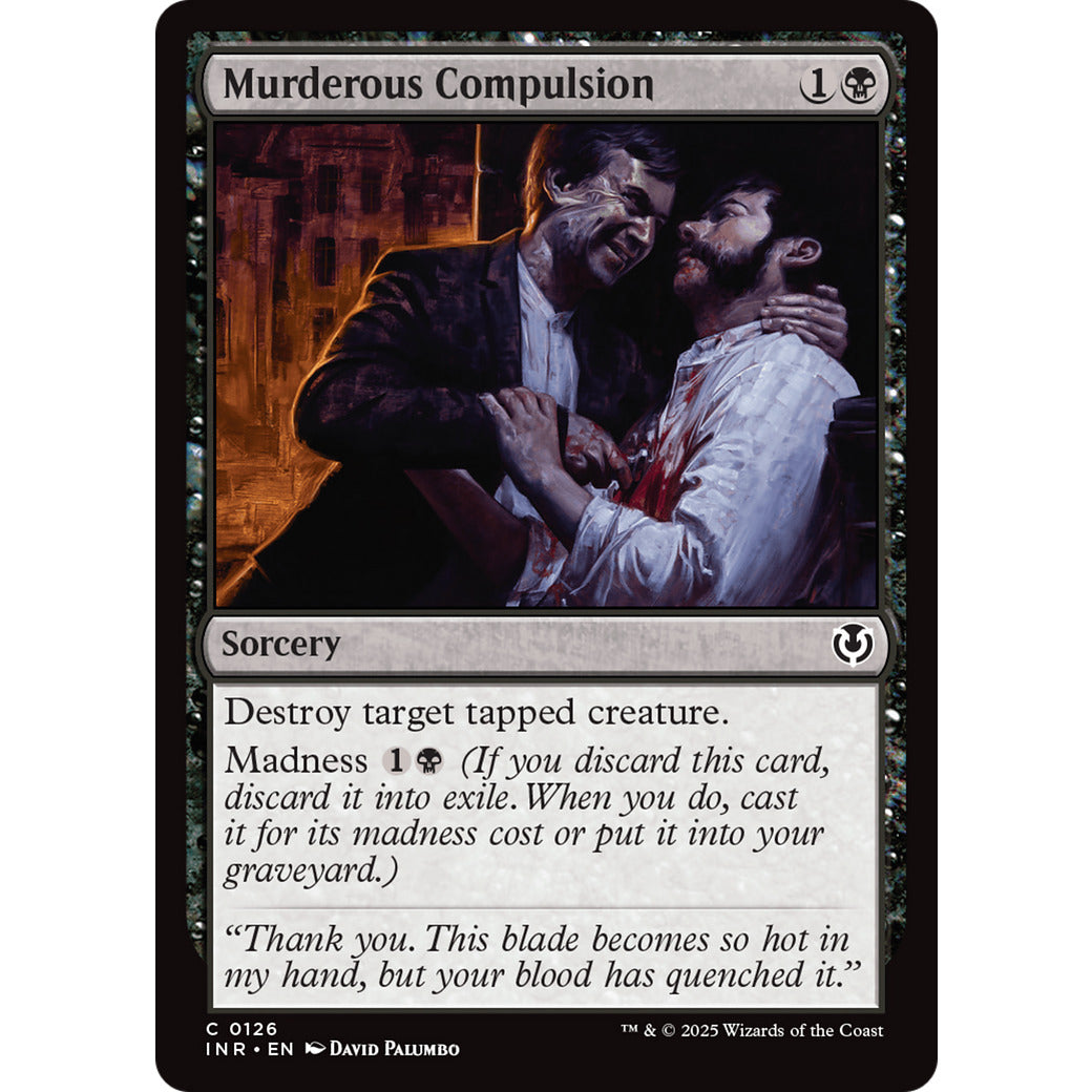 Murderous Compulsion (Innistrad Remastered) Light Play Foil