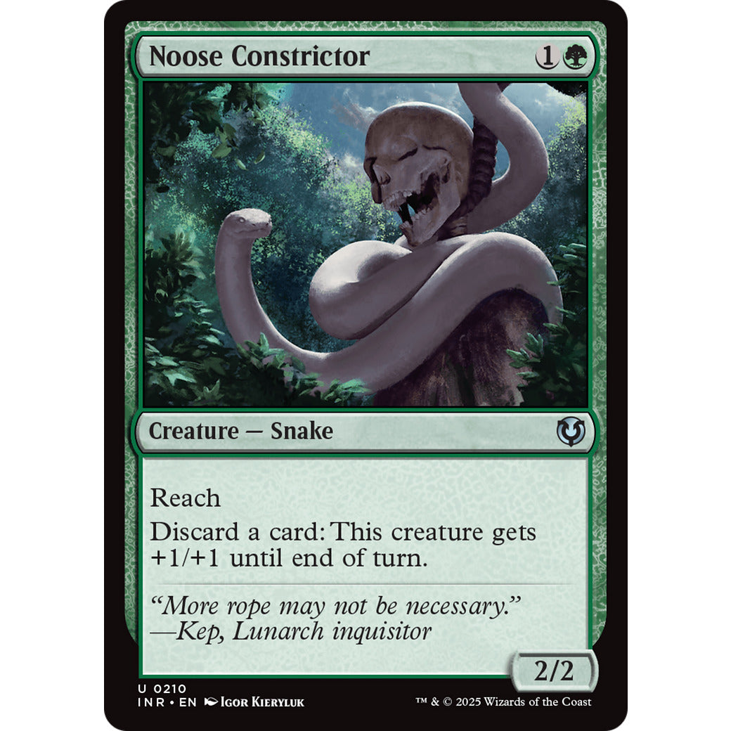 Noose Constrictor (Innistrad Remastered) Light Play Foil