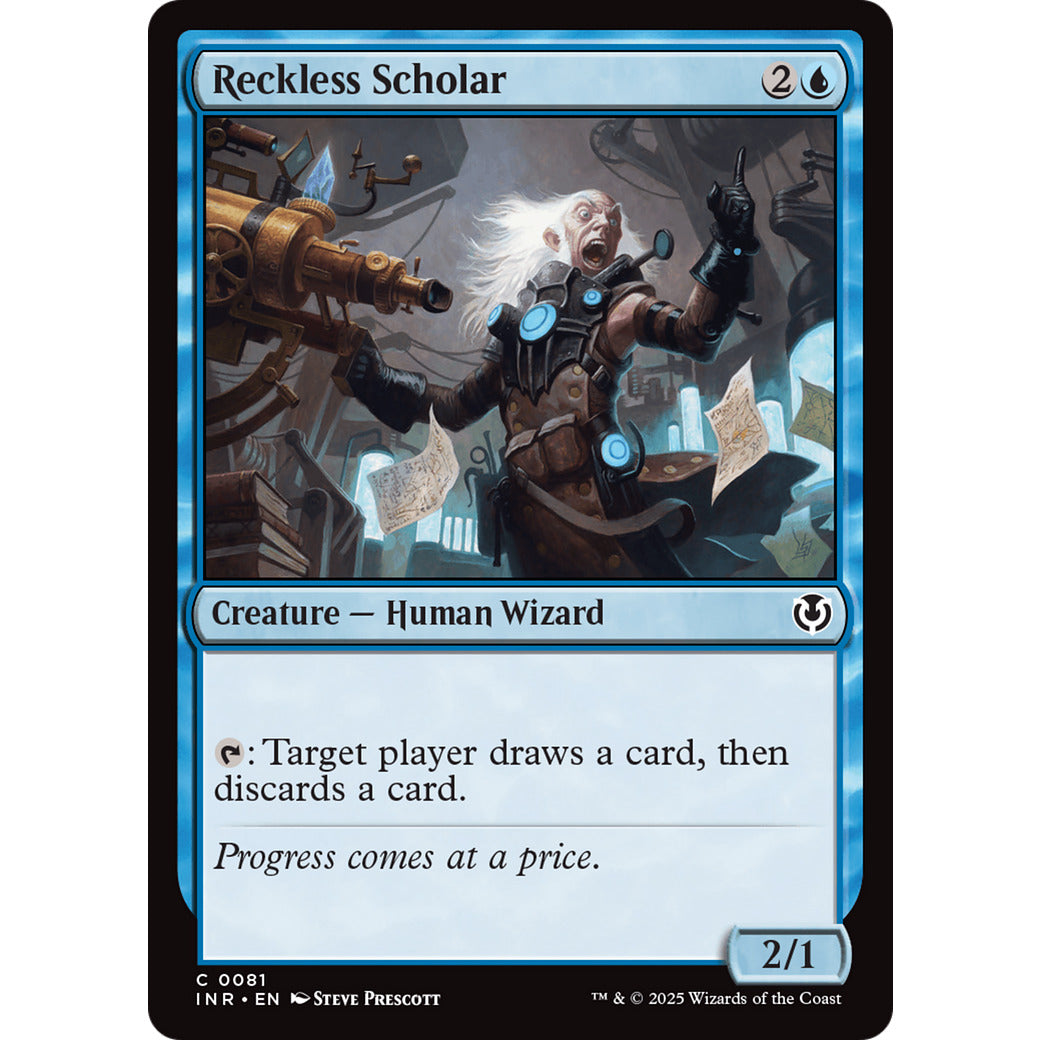 Reckless Scholar (Innistrad Remastered) Light Play Foil