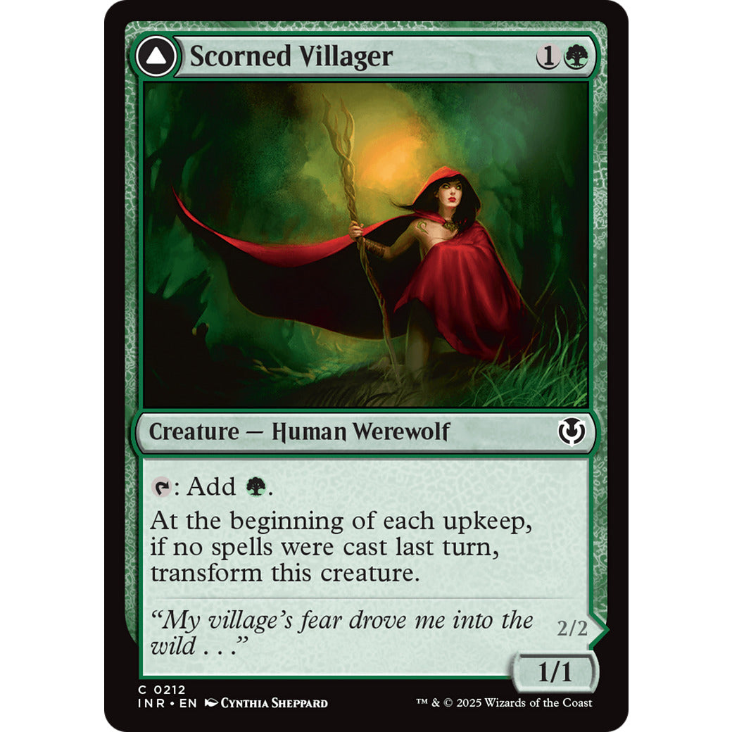 Scorned Villager (Innistrad Remastered) Light Play Foil