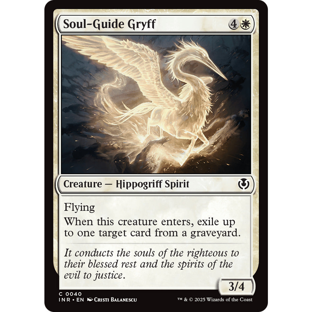 Soul-Guide Gryff (Innistrad Remastered) Light Play Foil