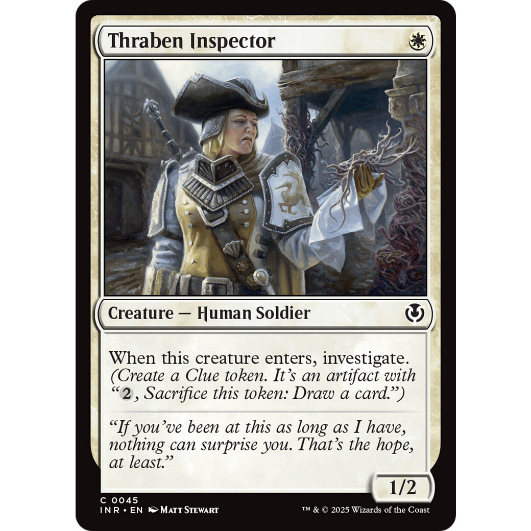 Thraben Inspector (Innistrad Remastered) Light Play Foil