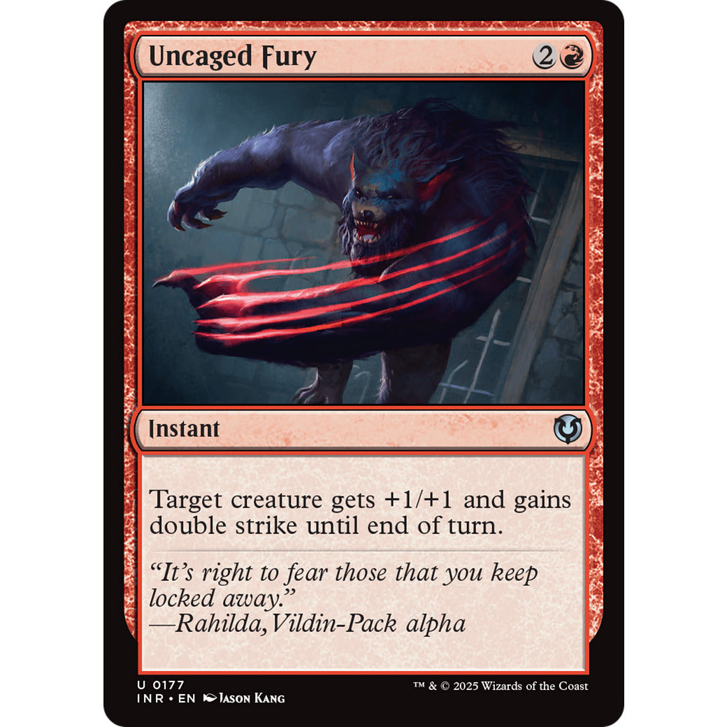Uncaged Fury (Innistrad Remastered) Light Play Foil