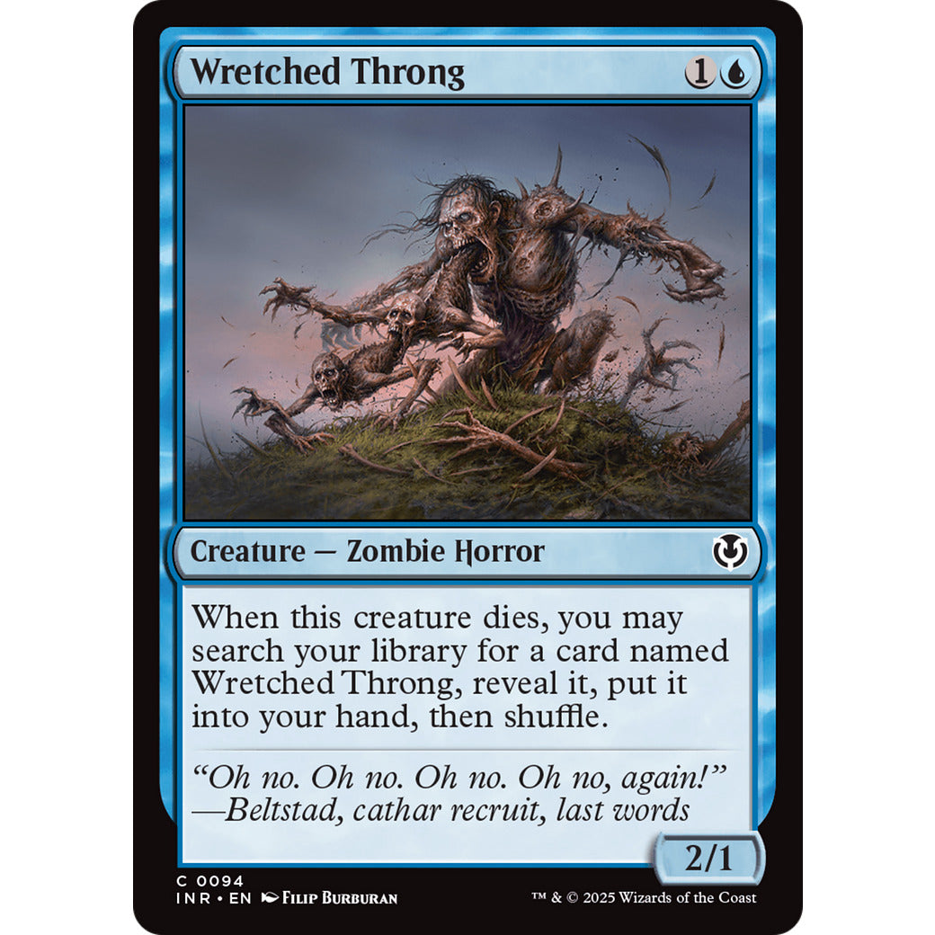 Wretched Throng (Innistrad Remastered) Light Play Foil