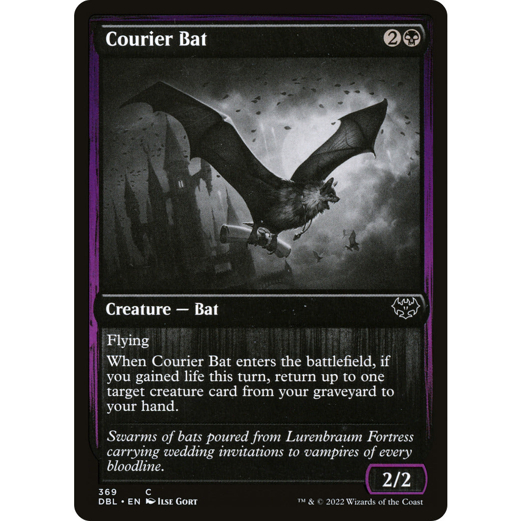 Courier Bat (Innistrad: Double Feature) Light Play